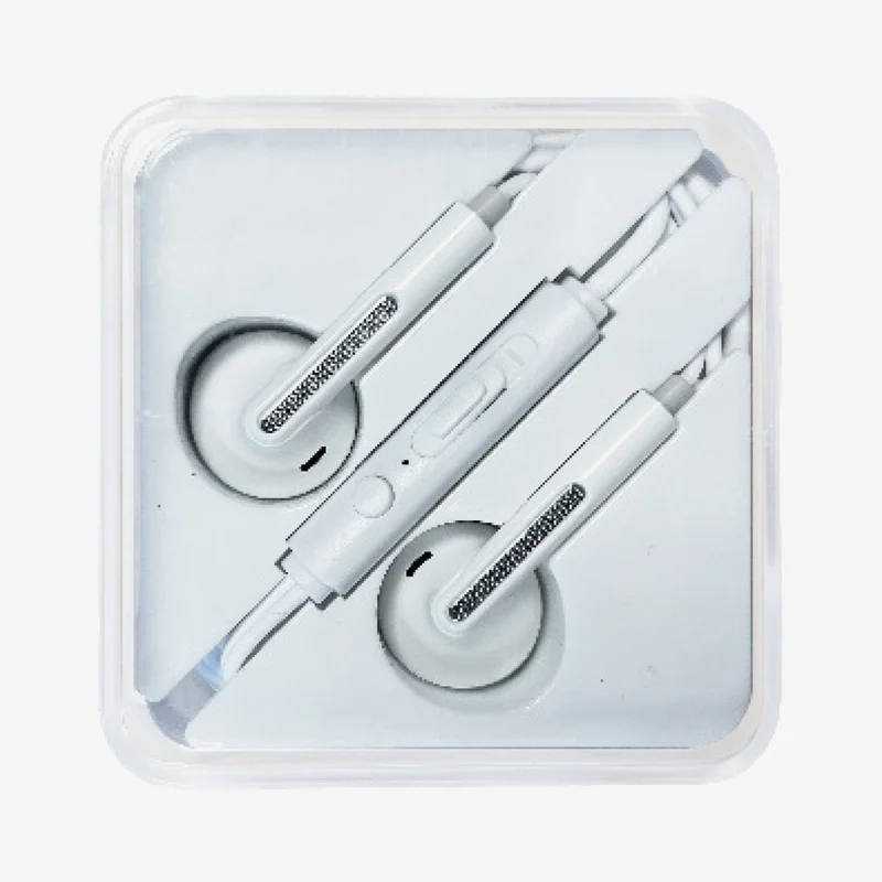USB-C oortjes Pro met microfoon Wit
